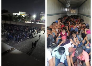 En un día aseguran a 688 migrantes  en Puebla