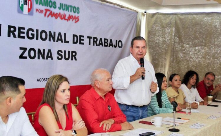 Realiza PRI Estatal reunión regional de dirigencias municipales en el sur