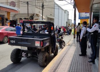 Baja en Victoria presencia de Policía Estatal