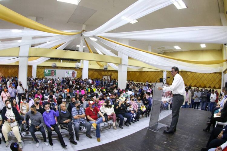 Ricardo Monreal presenta su plataforma política, rumbo a la Presidencia de 2024, en la Ciudad de México