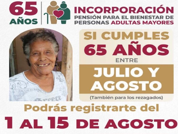 Reactiva Secretaría de Bienestar registro a la Pensión de Adulto Mayor