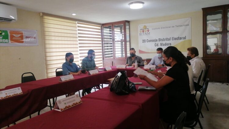 Sesionan los 22 Consejos Distritales del Instituto Electoral de Tamaulipas.