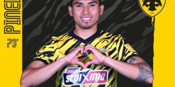 Orbelín Pineda marca un nuevo golazo en Grecia