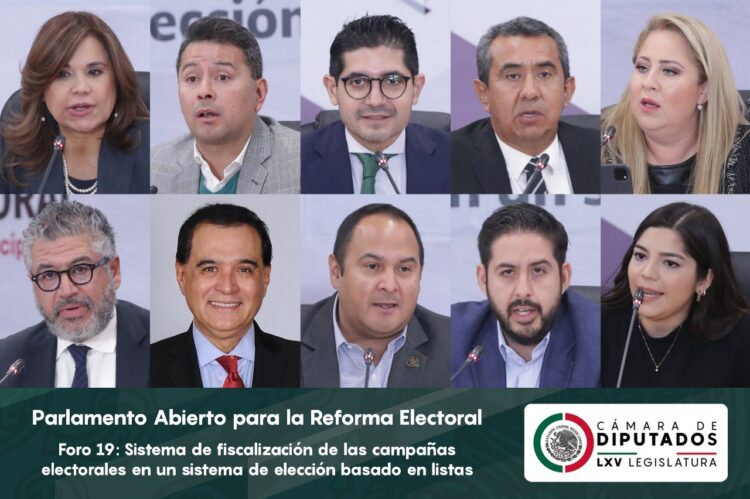 Diputados y ponentes dialogan sobre Sistema de Fiscalización de Campañas Electorales