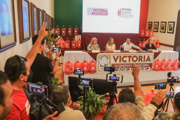 Presentan el programa Abastecimiento Municipal de Agua en Victoria