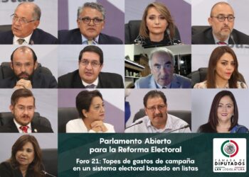 Diputados y ponentes dialogan sobre topes de gasto de campaña en un sistema electoral basado en listas
