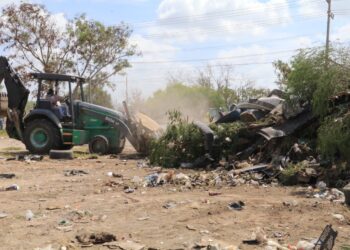 Elimina Gobierno de Matamoros hasta 6 basureros clandestinos mensualmente