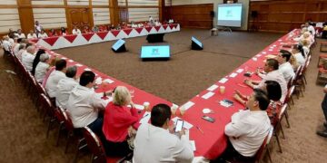 Se reúnen dirigentes municipales del PRI en la frontera de Tamaulipas