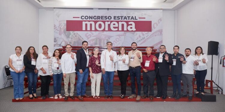 Destaca Américo Villarreal unidad de Morena, tras elección de Yuriria Iturbe como dirigente en Tamaulipas