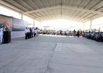 Activa Gobierno de Matamoros ciclo escolar en escuelas del Fraccionamiento Palmares