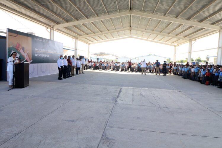 Activa Gobierno de Matamoros ciclo escolar en escuelas del Fraccionamiento Palmares