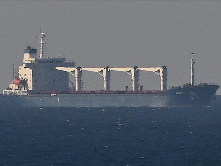 Primer cargamento de cereales ucranianos llega a Turquía