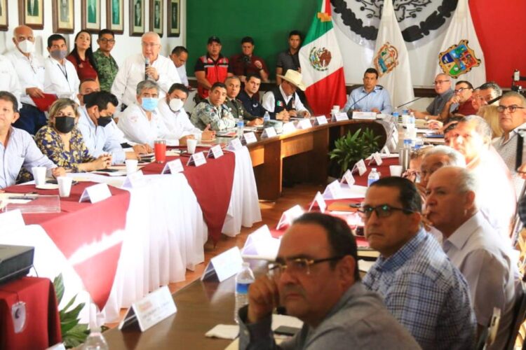 Instala y preside alcalde Gattás sesión de Consejo de Protección Civil.