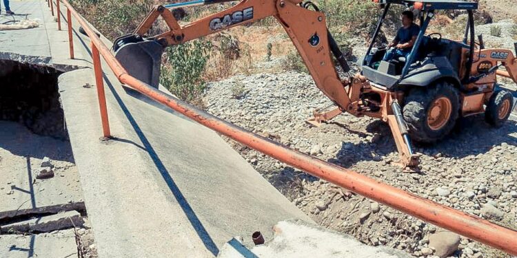 Por seguridad de vecinos optan por demoler vado de La Moderna.
