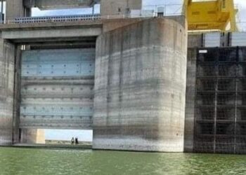 Crítico nivel de agua en la Presa Internación Falcón, en Tamaulipas