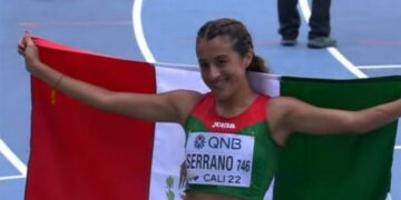 Karla Serrano, oro en Mundial en 10 mil metros marcha en Mundial Sub-20