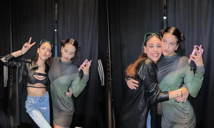 Danna Paola y Rosalía juntas en CDMX, enloquecen los fans