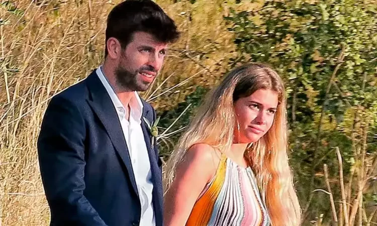 Piqué aparece en boda tomado de la mano de su novia; protagonizan portada de revista