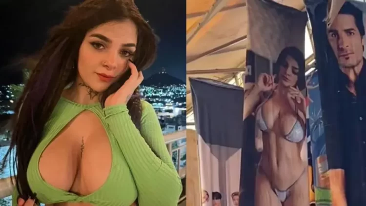 Venden toalla de Karely Ruiz en bikini