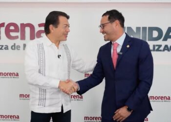 Mario Delgado presentó al senador Raúl Paz como enlace empresarial