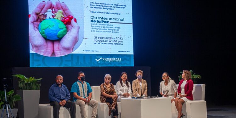 Celebra Gobierno de Matamoros “Día Internacional de la Paz” con participación de Asociaciones Religiosas