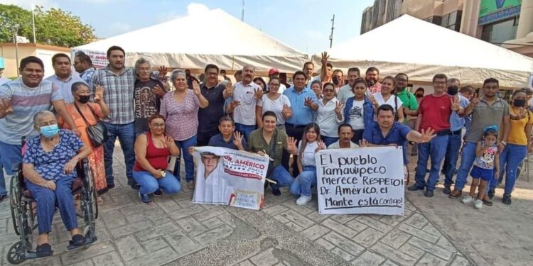 Miles de tamaulipecos firman respaldo político electoral a Américo Villarreal