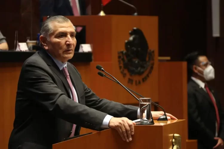 Expone titular de Gobernación situación del país ante el pleno del Senado