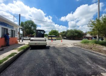 Se rehabilitan más de 9 mil metros cuadrados de calles en Victoria