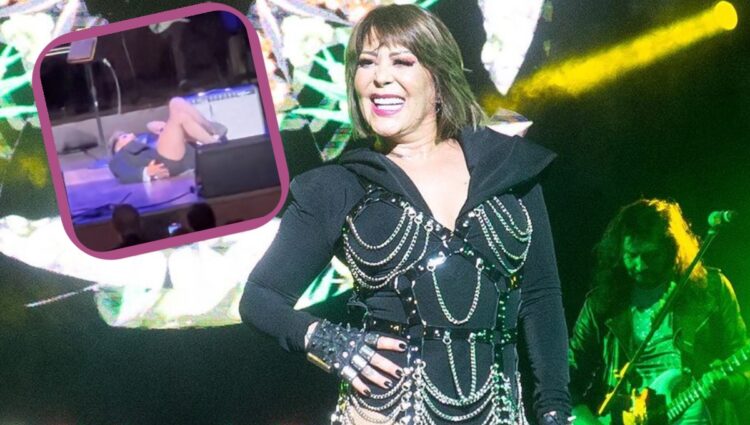 Alejandra Guzmán cae en pleno concierto en Washington y el evento termina por cancelarse