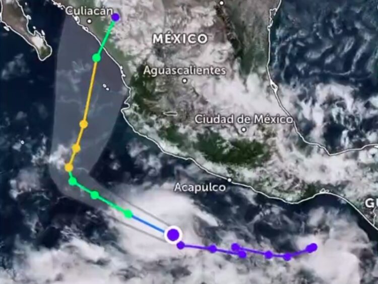Se forma Depresión Tropical Dieciséis-E frente a Manzanillo; escalará a huracán
