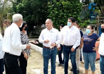 Alcalde de Madero pide a legisladores asignen recursos para proyectos hidráulicos.