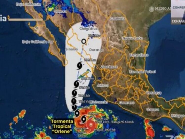 Alerta en Sinaloa por viable impacto de ‘Orlene’; presas están llenas