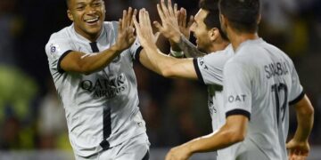 Kylian Mbappé y Messi comandan la victoria del PSG