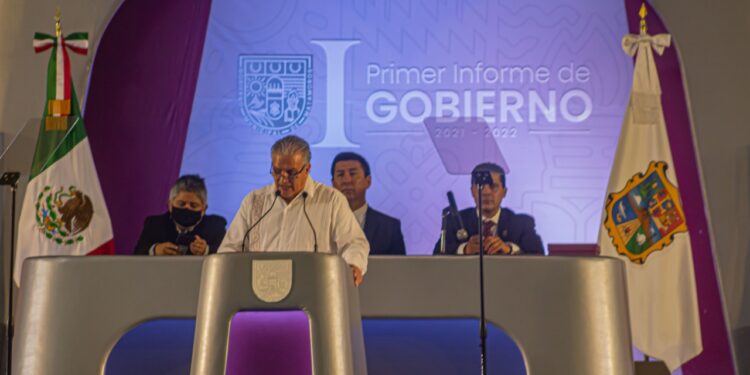 Rinde Mario López Primer Informe de Gobierno en Matamoros, Tamaulipas
