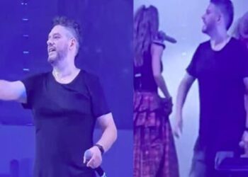 Alan de Magneto genera reacciones por su condición física en el 90s Pop Tour.