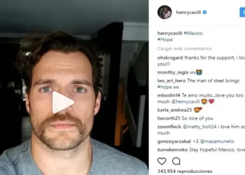 Henry Cavill manda emotivo mensaje para México tras sismo del 19 de septiembre