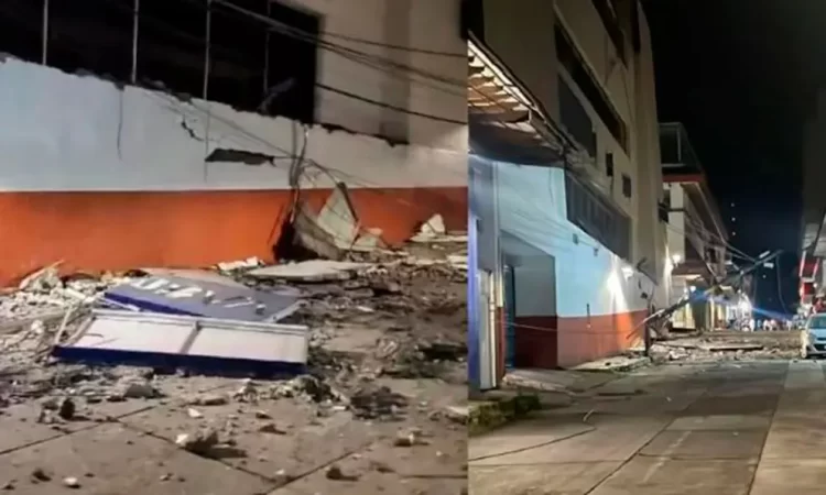 Deja sismo daños en centro de Uruapan, Michoacán
