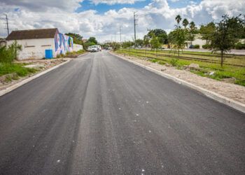 Avenida de las Américas registra avance del  83%; en Matamoros inician su pavimentación