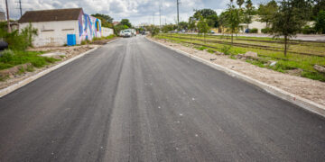 Avenida de las Américas registra avance del  83%; en Matamoros inician su pavimentación