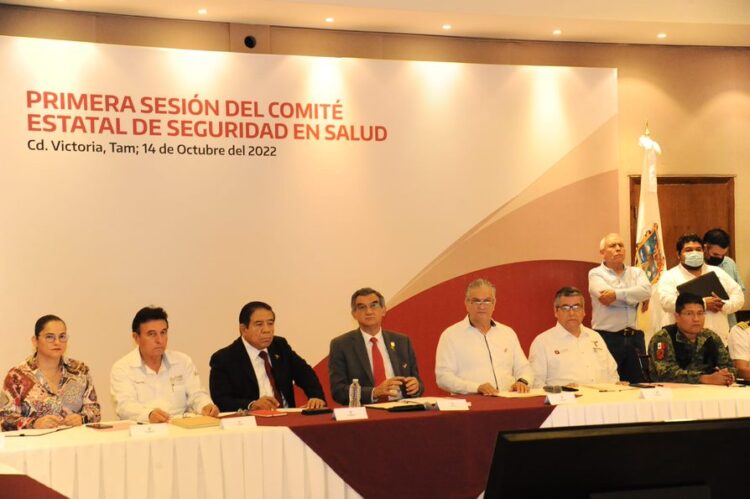 Instala Américo Villarreal Comité Estatal de Salud y llama a fortalecer acciones de prevención