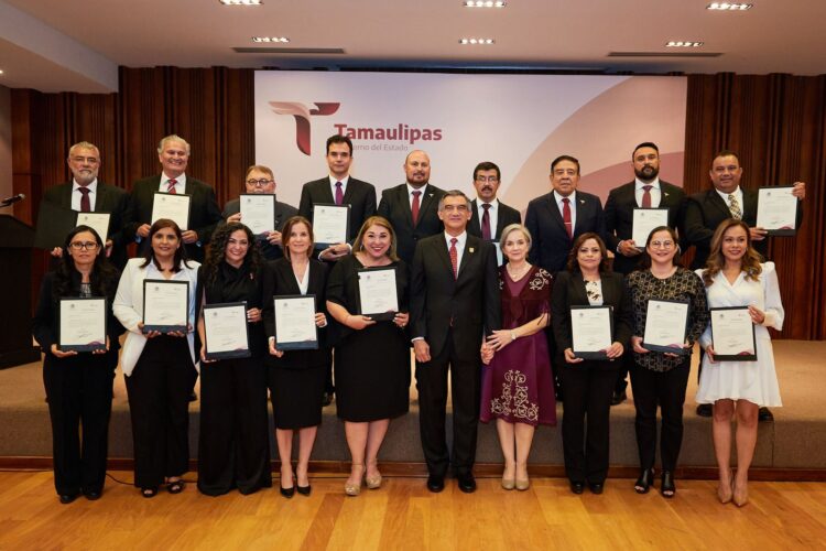 Entregan 15 nombramientos al nuevo Gabinete Gubernamental de Tamaulipas