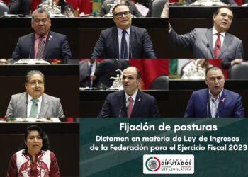 Grupos parlamentarios exponen su postura sobre el dictamen que expide la Ley de Ingresos 2023