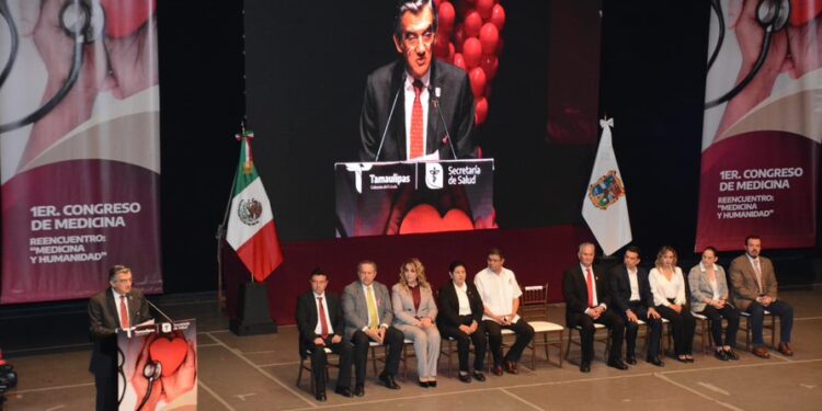 Inaugura Américo Villarreal el Congreso “Reencuentro Medicina y Humanidad”