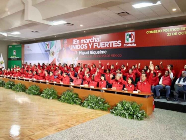 Aprueba consejo político del PRI en Coahuila hacer coaliciones para 2023