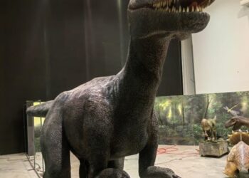 Llega exhibición “Tierra de Dinosaurios” al polyforum de Ciudad Victoria