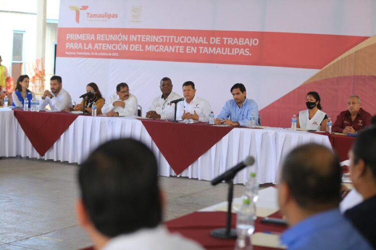 Instala gobierno de Tamaulipas mesa de apoyos para atender a migrantes en Reynosa