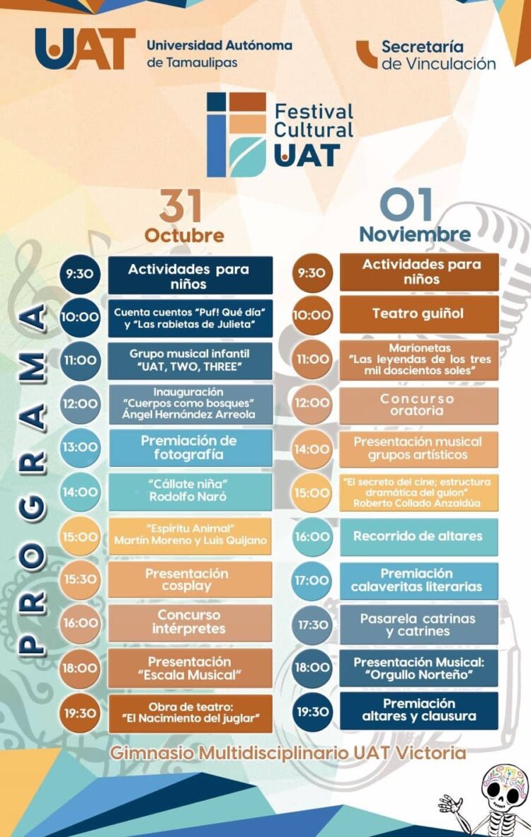 Invita UAT a Festival Cultural en Ciudad Victoria