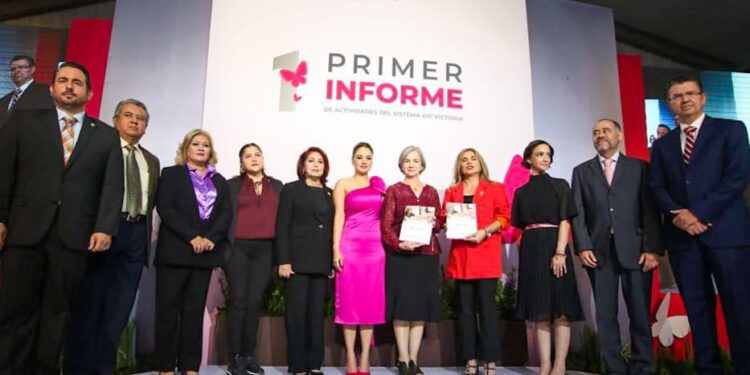 Rinde Sra. Lucía Rodríguez primer informe anual de labores en DIF-Victoria