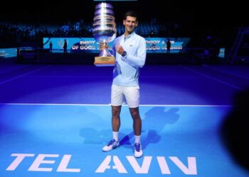 Novak Djokovic se corona en ATP 250 de Israel enTel Aviv