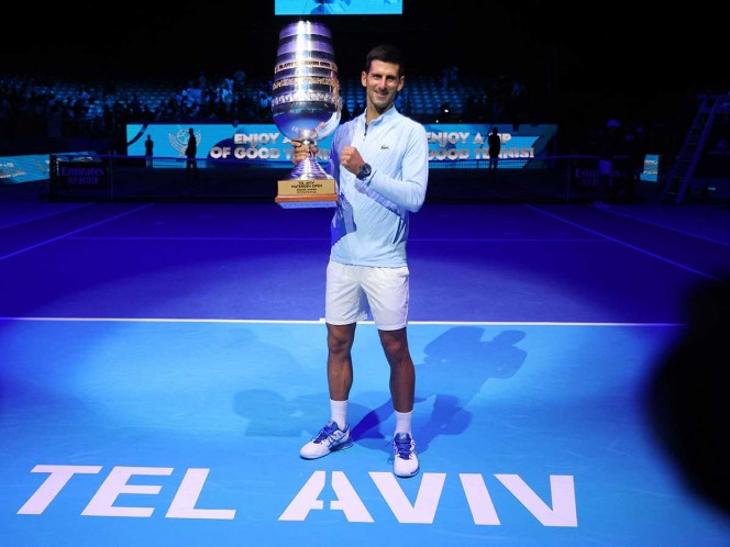 Novak Djokovic se corona en ATP 250 de Israel enTel Aviv